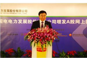 國電電力總經理馮樹臣致答謝辭。