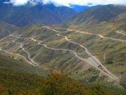 川藏線九十九道拐 川藏線九十九道拐