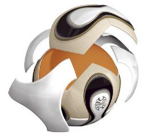 2006世界盃比賽用球“+團隊之星”簡單的構造圖