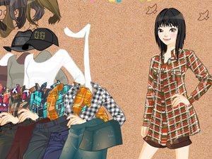 花格子襯衫 花格子襯衫