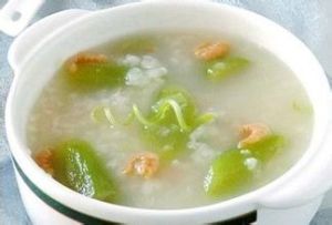 蝦皮絲瓜粥 蝦皮絲瓜粥