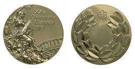 1976年蒙特婁奧運會獎牌 1976年蒙特婁奧運會獎牌