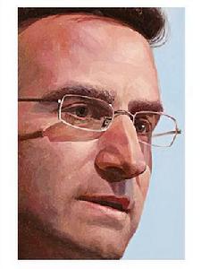 Alex Roulette為皮特&middot;奧斯扎格畫的肖像