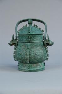 西周提梁銅卣 西周提梁銅卣