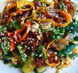 香蔥涼拌海蜇頭 香蔥涼拌海蜇頭