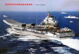 中國航母戰鬥群想像圖