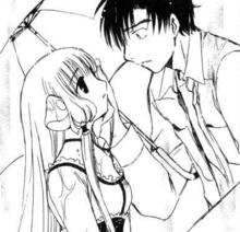 在雨中欲與小嘰接吻的秀樹