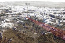 客機墜毀前飛行路線