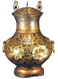鎏金銀蟠龍紋銅壺