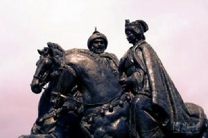 相傳有“落雁”之美，為中國古代四大美女之一--王昭君