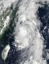強熱帶風暴南瑪都 衛星雲圖