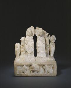 北齊石二立佛像 北齊石二立佛像