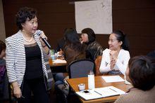 海藍博士與學員互動