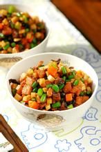 芽菜杏鮑菇炒肉丁