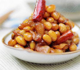 蘿蔔乾炒黃豆 蘿蔔乾炒黃豆