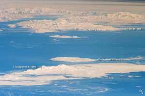 衛星照：南極洲南設得蘭群島 