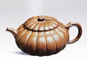 白泥瓜棱壺 白泥瓜棱壺