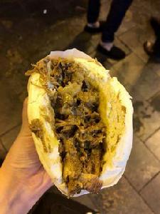 羊肉串夾饃 羊肉串夾饃