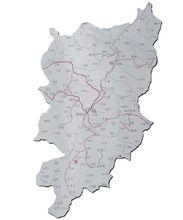 谷拉行政區圖