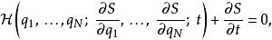 哈密頓-雅可比方程