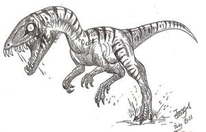 顯齒邪靈龍的復原圖