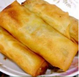黃芽菜肉絲春卷 黃芽菜肉絲春卷
