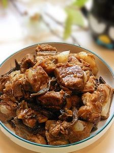 豆角乾梅菜燜豬軟骨 豆角乾梅菜燜豬軟骨