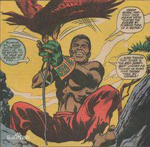 山姆·威爾遜與他的寵物紅翼鶇