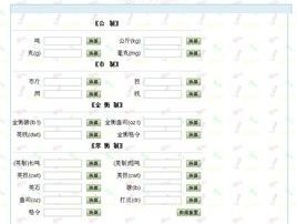 重量換算 重量換算