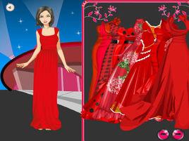 唯美紅色禮服 唯美紅色禮服