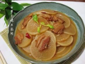 五花肉燒白蘿蔔