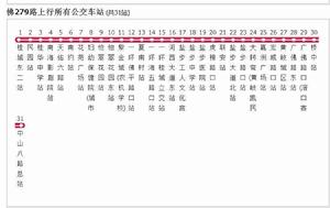 廣州公交佛279路 廣州公交佛279路
