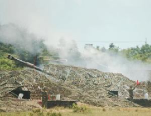 台軍漢光22號演習中的地面火炮