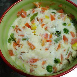 蔬菜蛋羹 蔬菜蛋羹