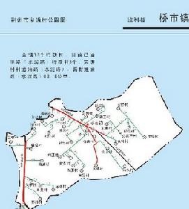 橋市鎮地圖