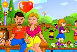 男和女親嘴 男和女親嘴