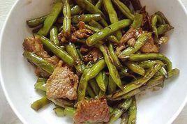 肉片燜豆角 肉片燜豆角
