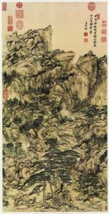 元王蒙夏日山居圖 元王蒙夏日山居圖