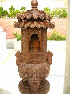 近古園設計製造的青銅失蠟精密鑄造焚香爐