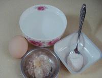 蛋花竹根薯粉糖水