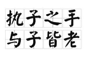 執子之手與子皆老 執子之手與子皆老