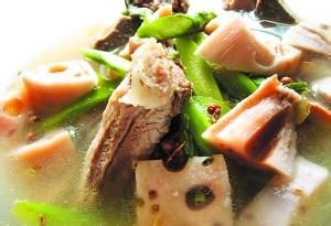蘆筍蓮藕排骨湯 蘆筍蓮藕排骨湯