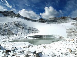 冰川壯觀的景象