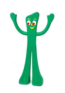 美國卡通片《岡比（Gumby）》中主人公岡比（Gumby）