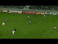 92法內先生 Alain Roche挑傳，93法內先生 Ginola小角度