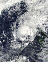 強熱帶風暴蝎虎 衛星雲圖