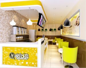 哈皮奶思店面風格