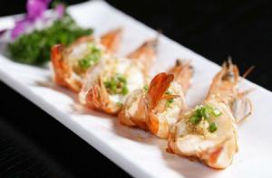 蒸蒜香大對蝦 蒸蒜香大對蝦