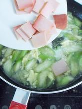 絲瓜蛋花火腿湯