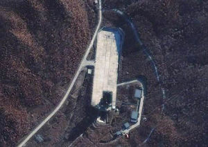 朝鮮平安北道鐵山郡東倉里的火箭發射場